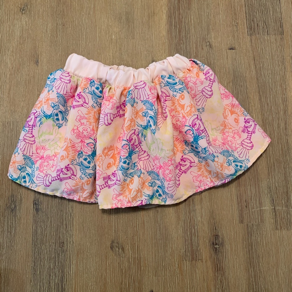 4t Trolls World Tour Reversible Skirt
